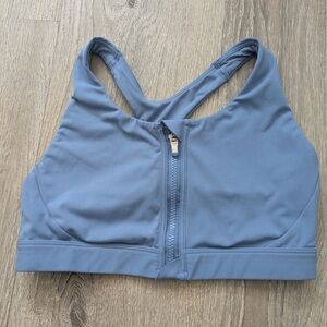 Athleta Blue Running Sports Bra, Medium